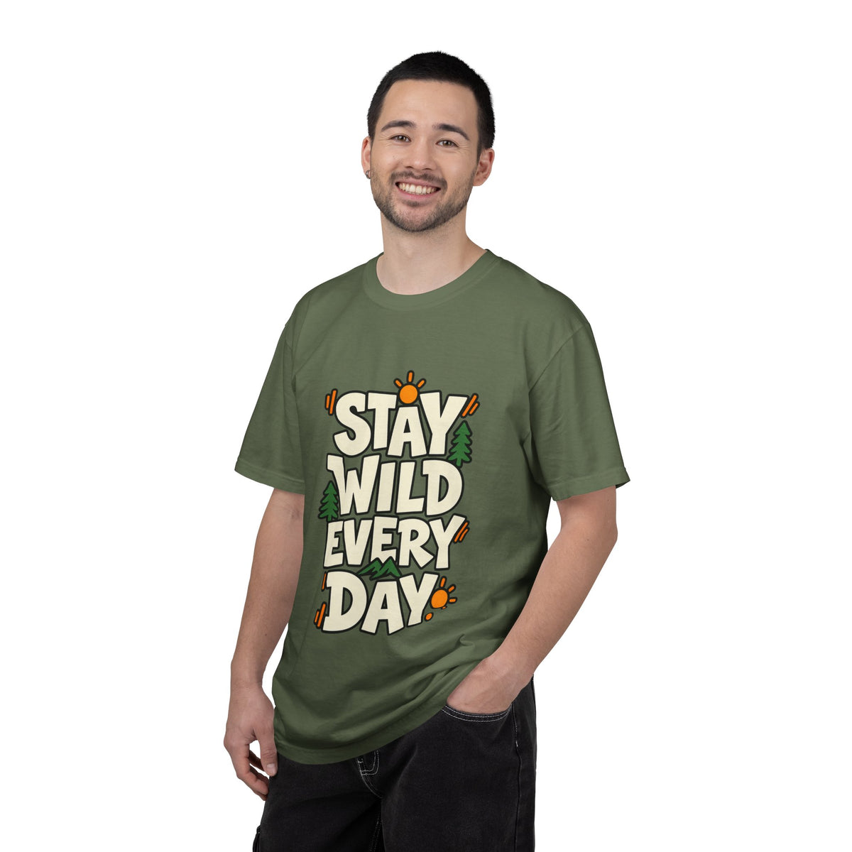 Stay Wild Every Day T-Shirt — Outdoor Adventure Graphic Tee