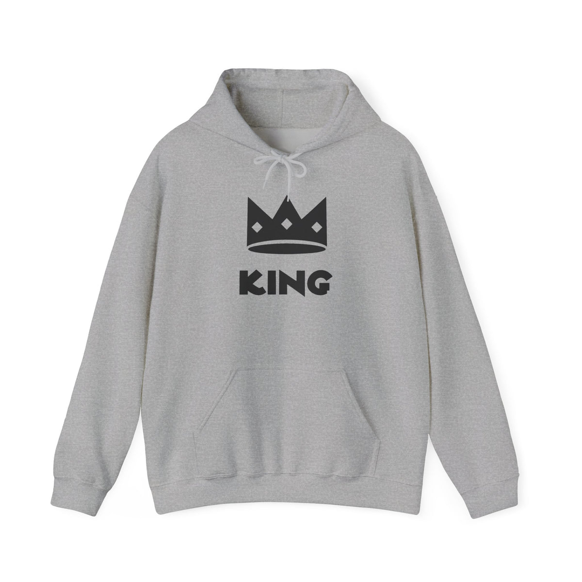 King Crown Hoodie — Bold 'KING' Graphic Pullover