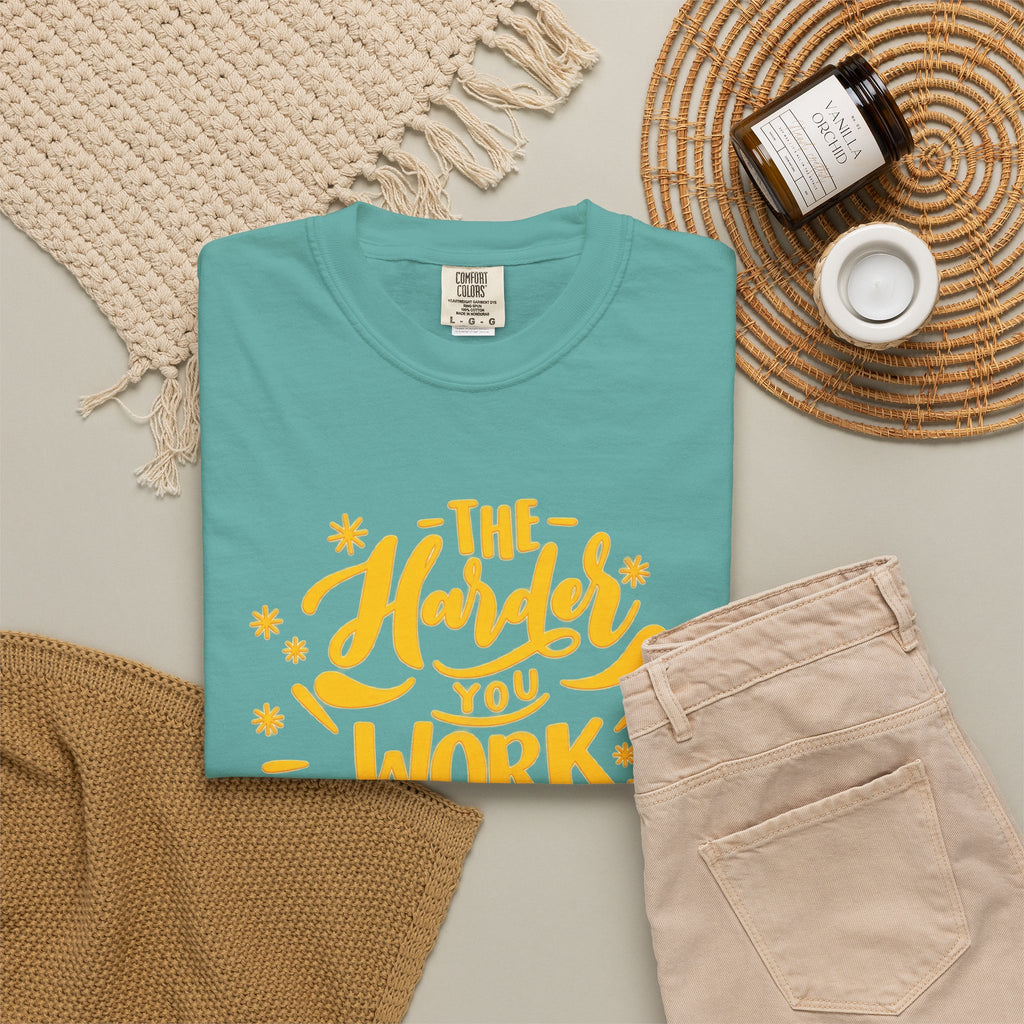 Motivational T-Shirt — "The Harder You Work The Better You Get" Graphic Tee
