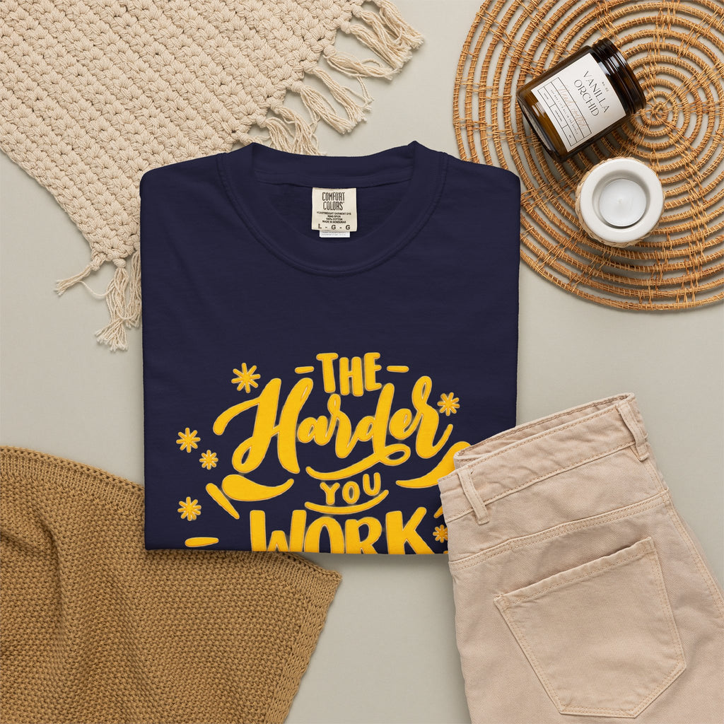Motivational T-Shirt — "The Harder You Work The Better You Get" Graphic Tee
