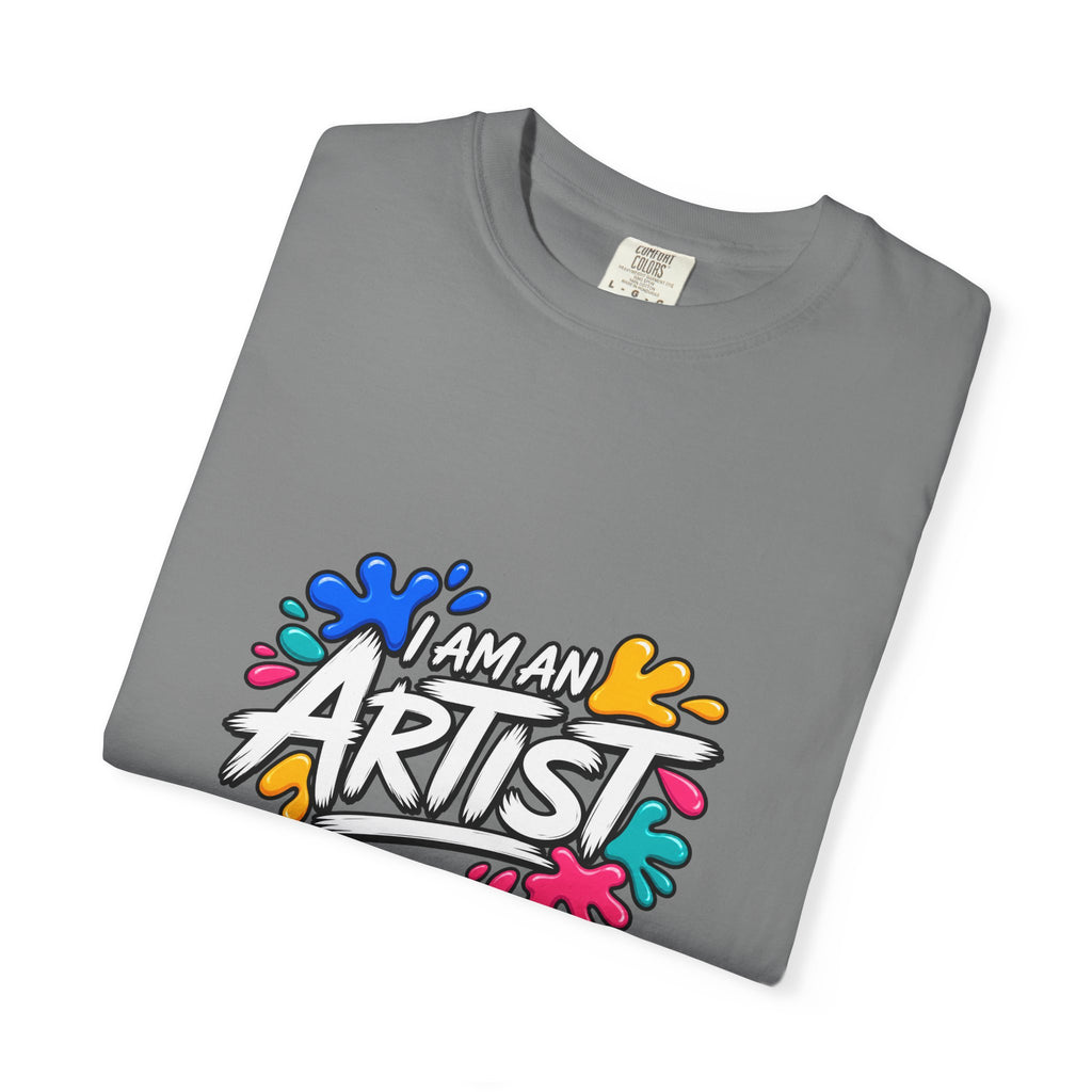 Artist T‑Shirt — "Human Artist" Colorful Paint Splash Graphic Tee