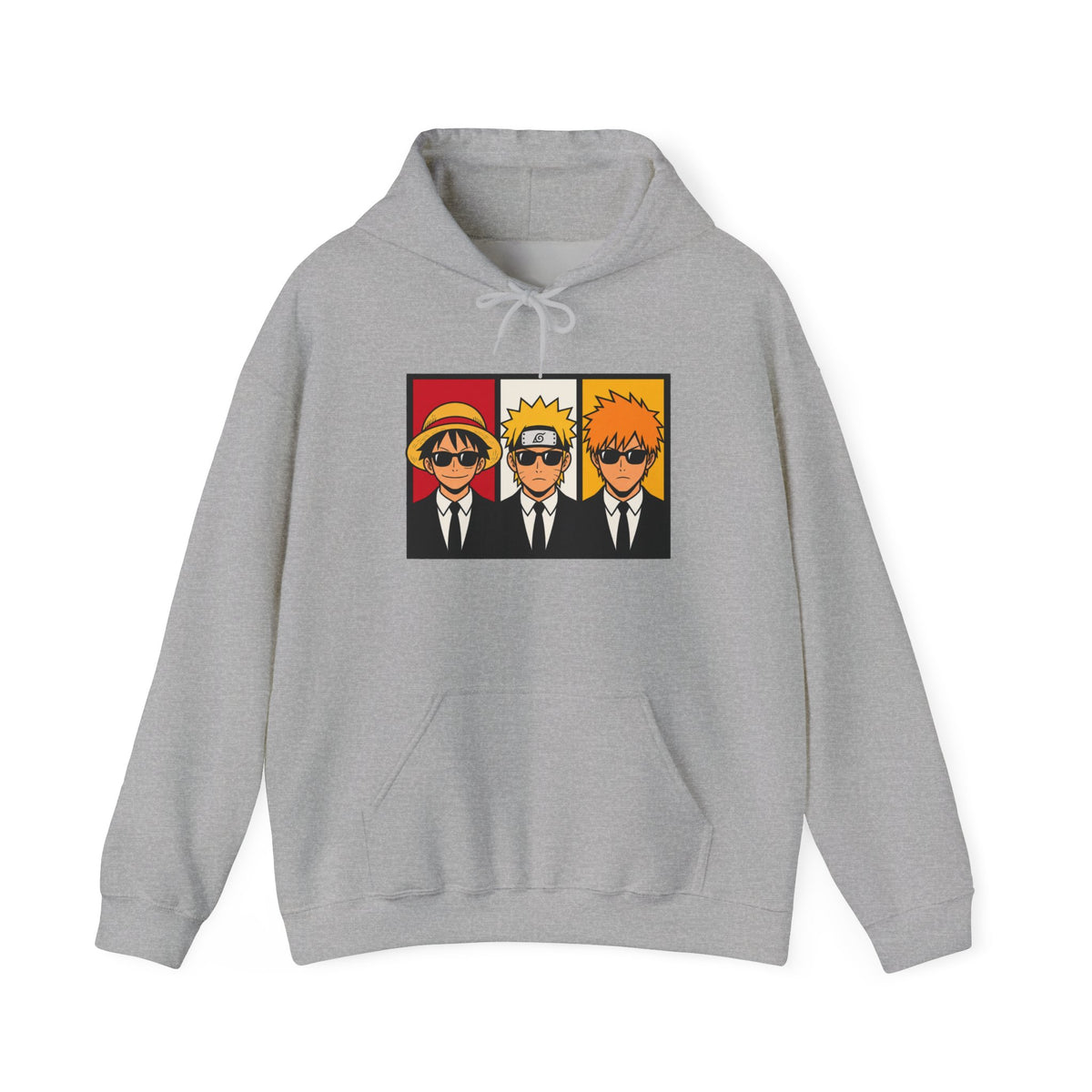 Anime Trio Graphic Hoodie