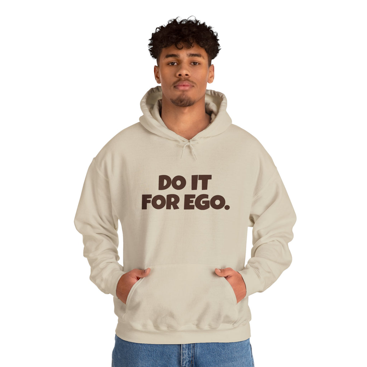 Do It For Ego Hoodie — Bold Graphic Statement Sweatshirt