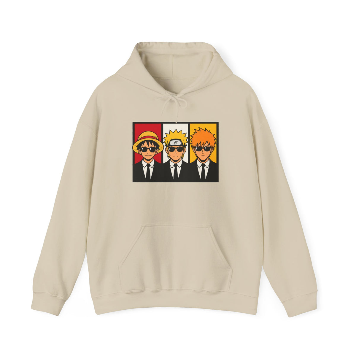 Anime Trio Graphic Hoodie