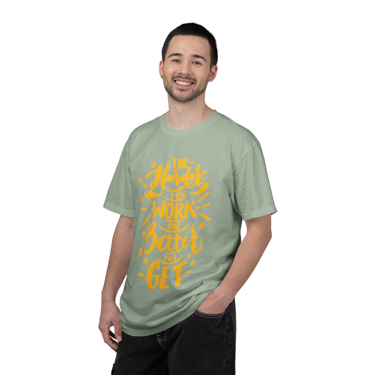 Motivational T-Shirt — "The Harder You Work The Better You Get" Graphic Tee