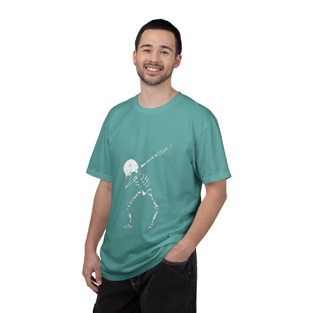 Dabbing Skeleton T‑Shirt — Funny Halloween Graphic Tee