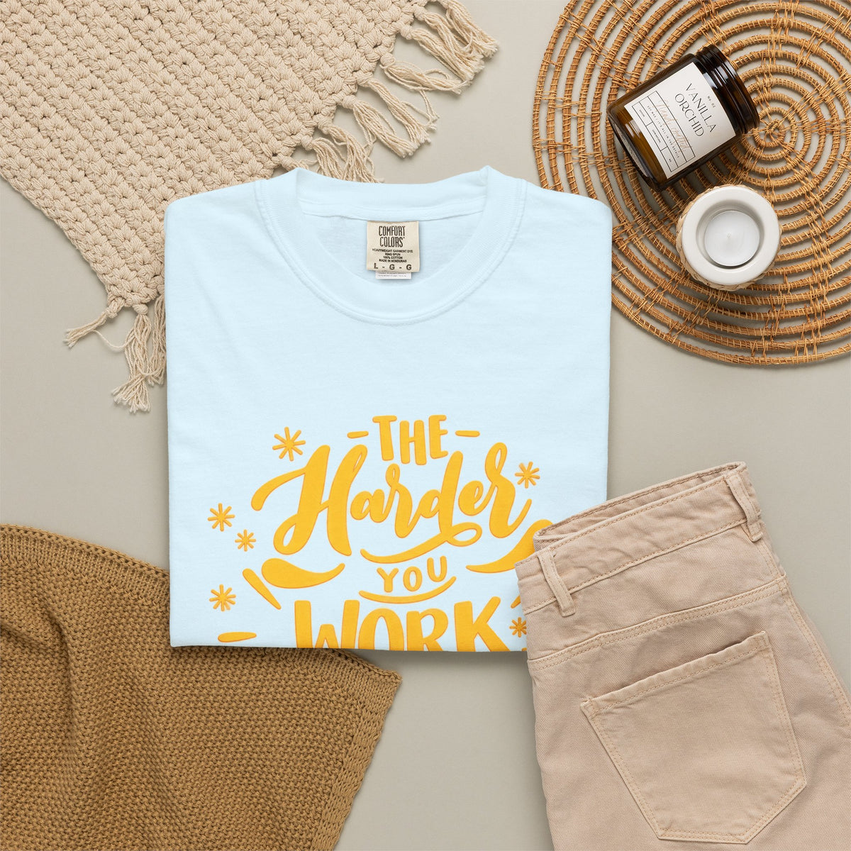 Motivational T-Shirt — "The Harder You Work The Better You Get" Graphic Tee