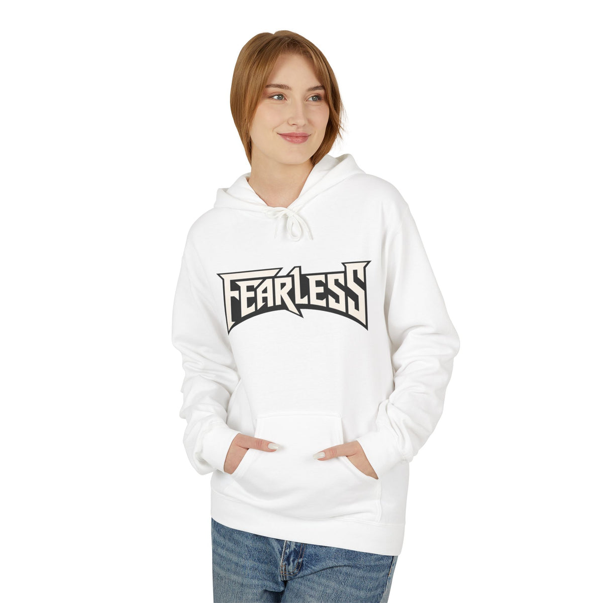 Fearless Graphic Hoodie — Bold Retro Logo Pullover
