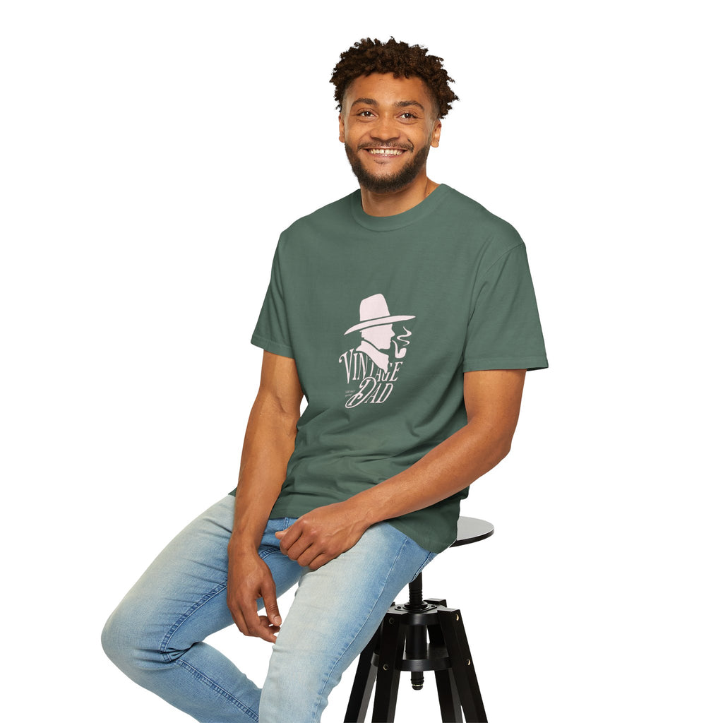 Vintage Dad graphic tee | Retro hat & pipe design