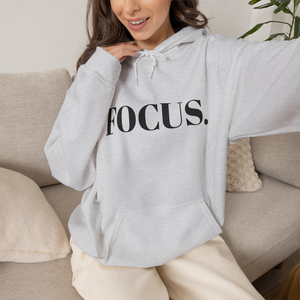 FOCUS. Hoodie — Minimal Motivational Pullover