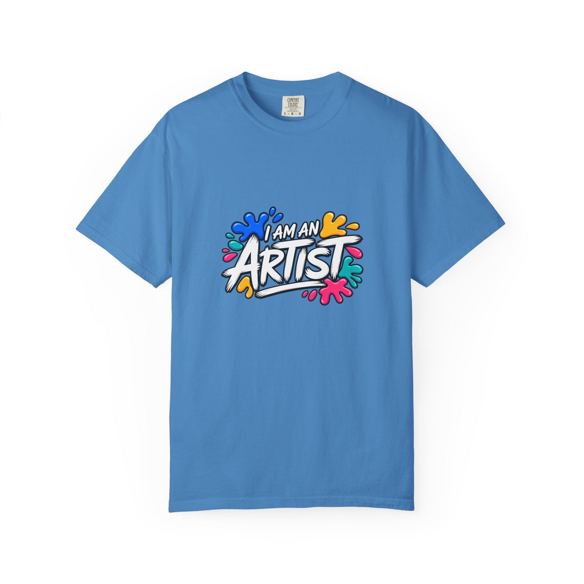 Artist T‑Shirt — "Human Artist" Colorful Paint Splash Graphic Tee