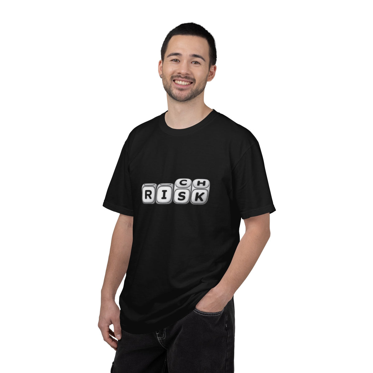 T-Shirt — 'RISK' Dice Block Graphic Tee