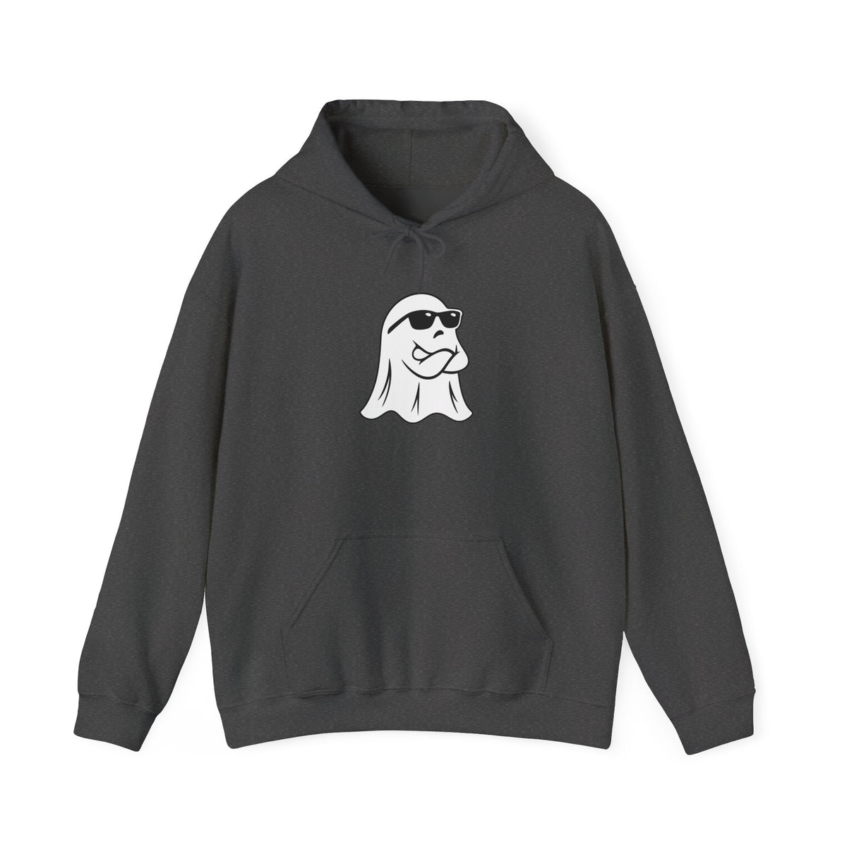 Cool Sunglasses Ghost Hoodie — Cute Minimalist Halloween Pullover