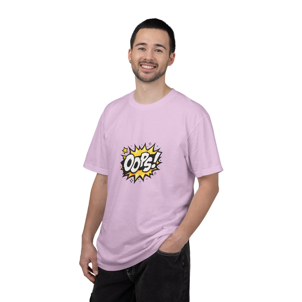 Oops! Comic Graphic T-Shirt — Retro Pop Art Tee
