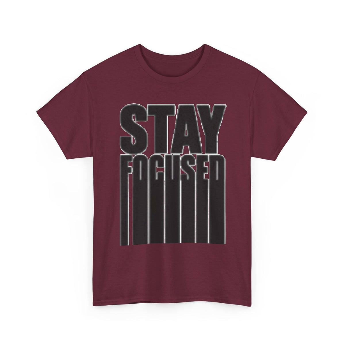 Stay Focused Tee — Motivational Graphic T‑Shirt