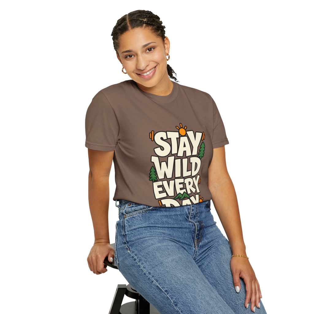 Stay Wild Every Day T-Shirt — Outdoor Adventure Graphic Tee