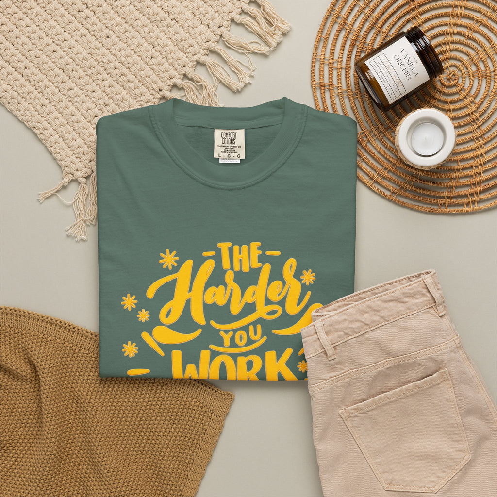 Motivational T-Shirt — "The Harder You Work The Better You Get" Graphic Tee