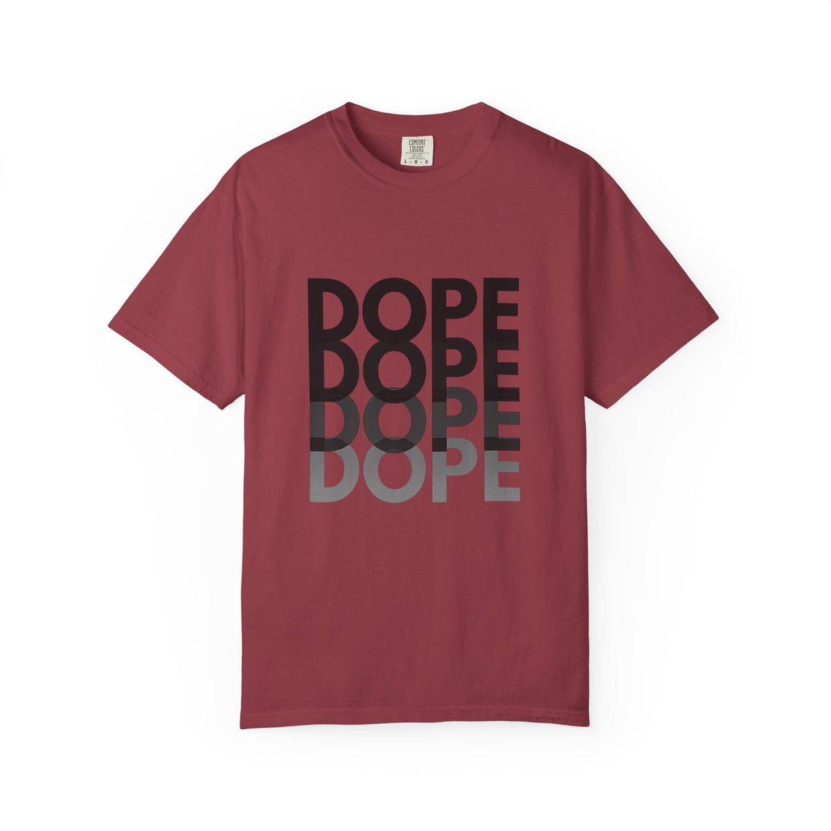 Dope Repeat Graphic T-Shirt — Retro Stacked Typography Tee