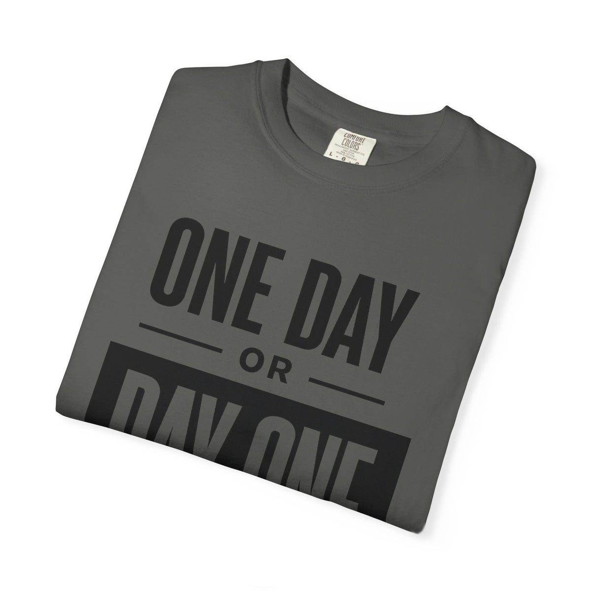 One Day or Day One Motivational T-Shirt