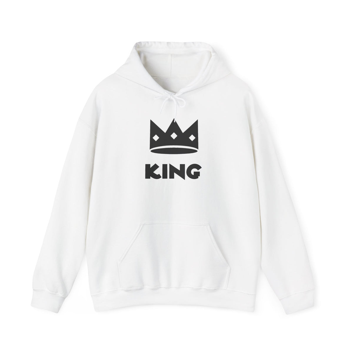 King Crown Hoodie — Bold 'KING' Graphic Pullover