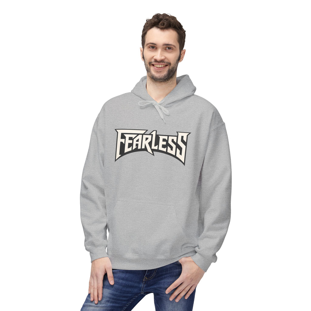 Fearless Graphic Hoodie — Bold Retro Logo Pullover