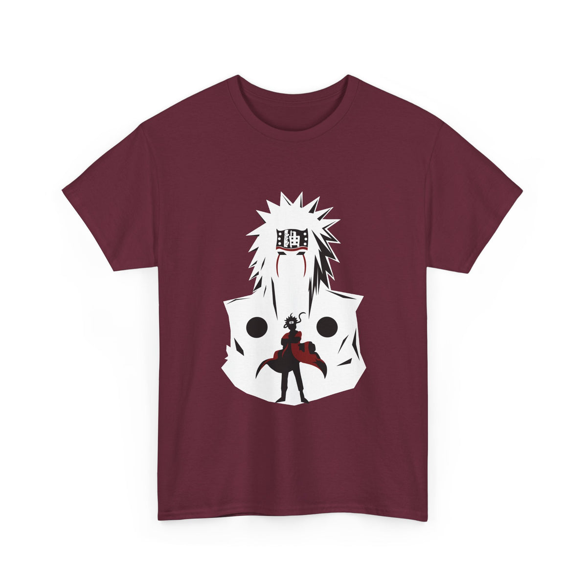 Anime Shadow Warrior T-Shirt — Silhouette Battle Graphic Tee