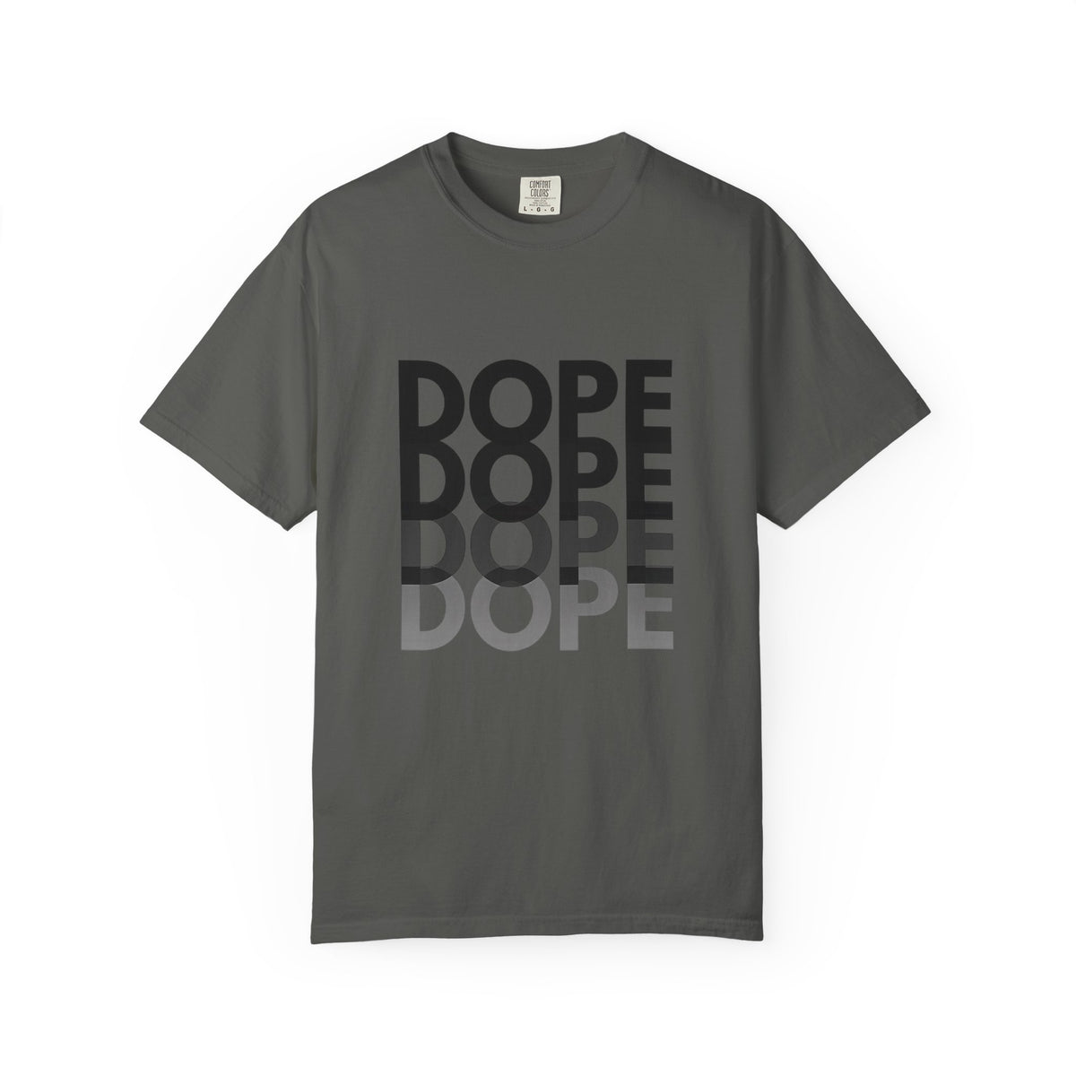 Dope Repeat Graphic T-Shirt — Retro Stacked Typography Tee