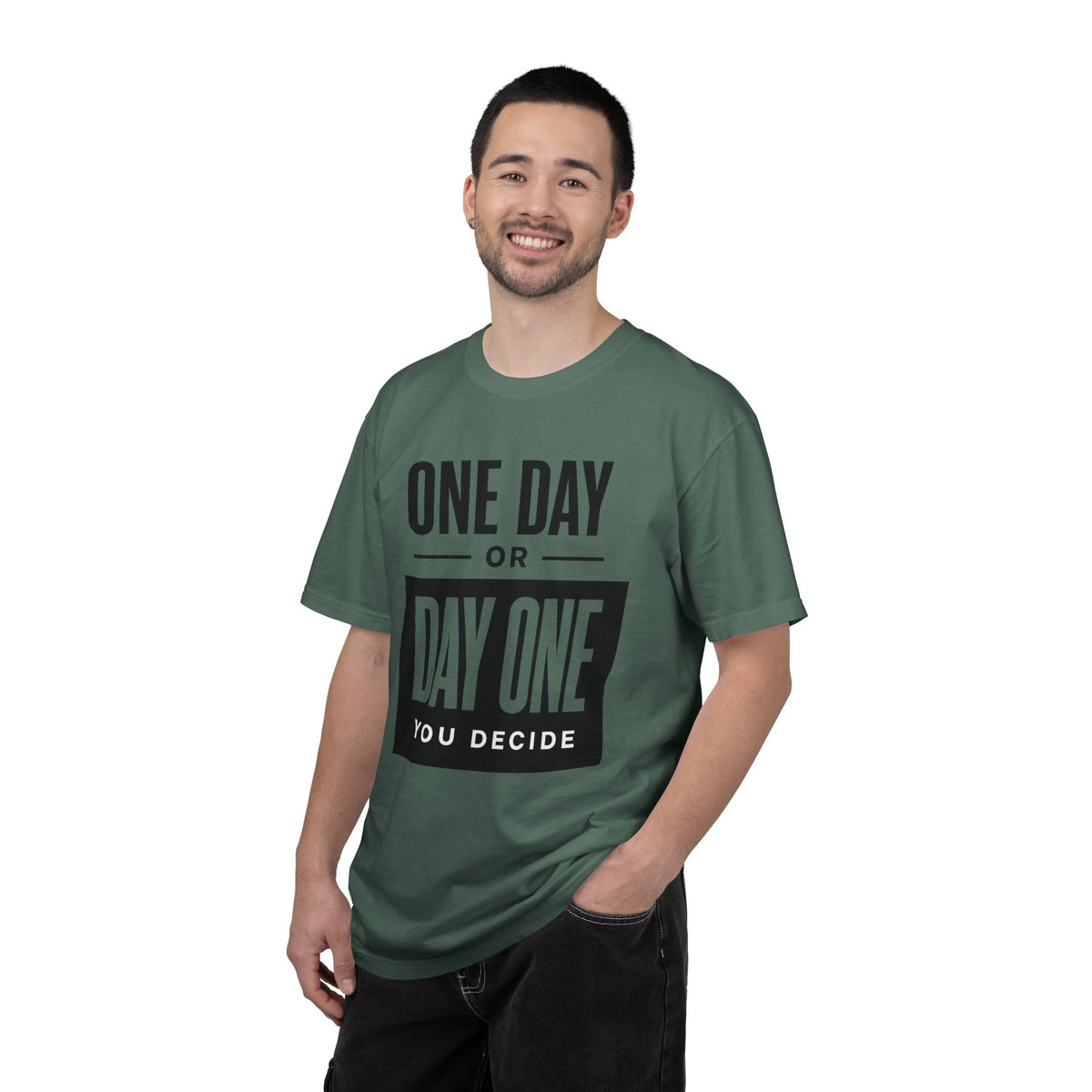 One Day or Day One Motivational T-Shirt
