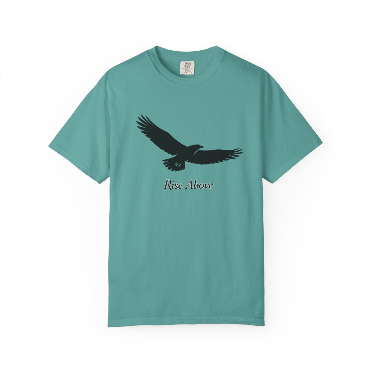 Rise Above Eagle T-Shirt — Inspirational Eagle Graphic Tee