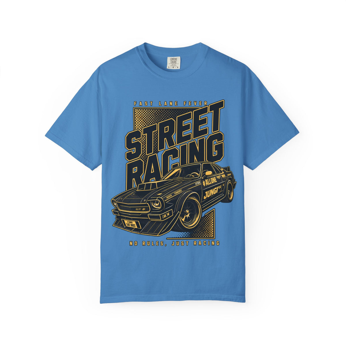 Street Racing Car T-Shirt — Retro Drift Racing Graphic Tee