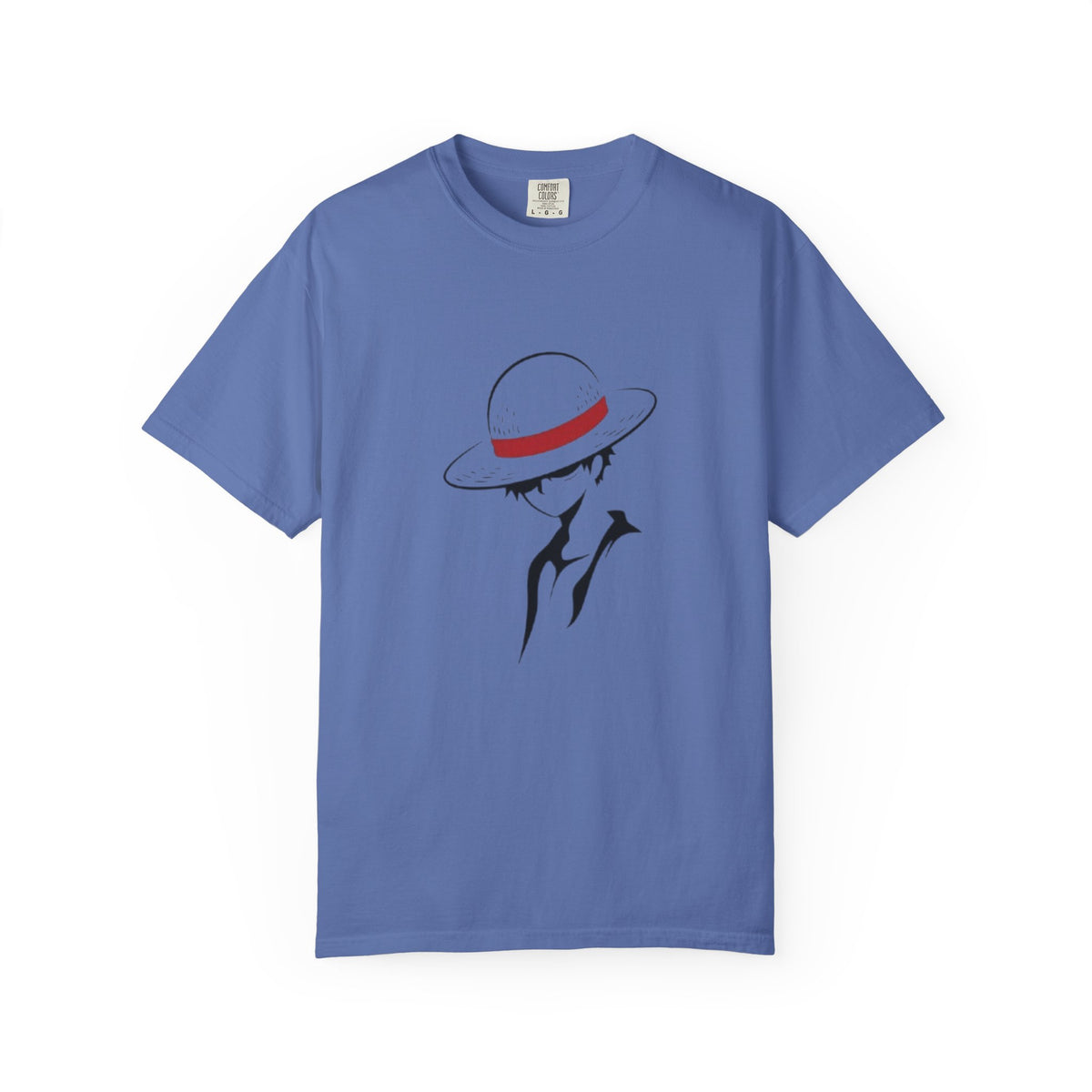 Minimal Straw Hat Silhouette T-Shirt