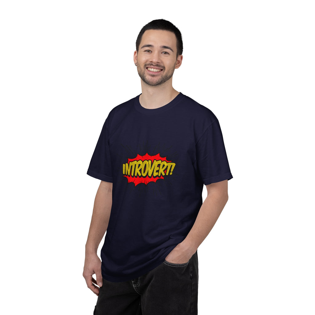 Introvert Comic Pop T-Shirt — Graphic "INTROVERT!" Tee