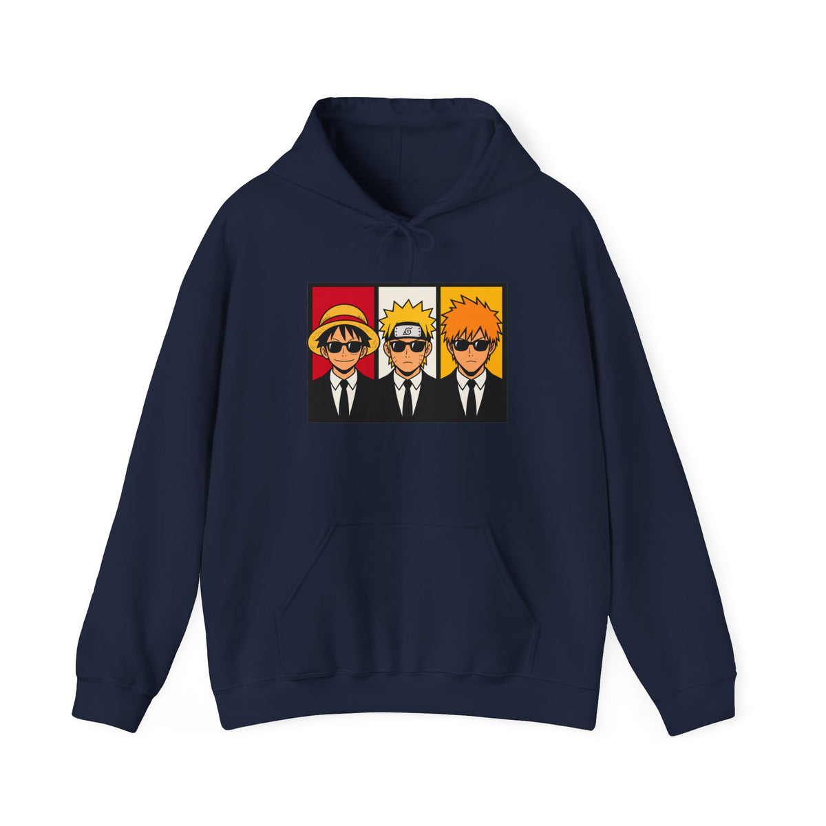 Anime Trio Graphic Hoodie