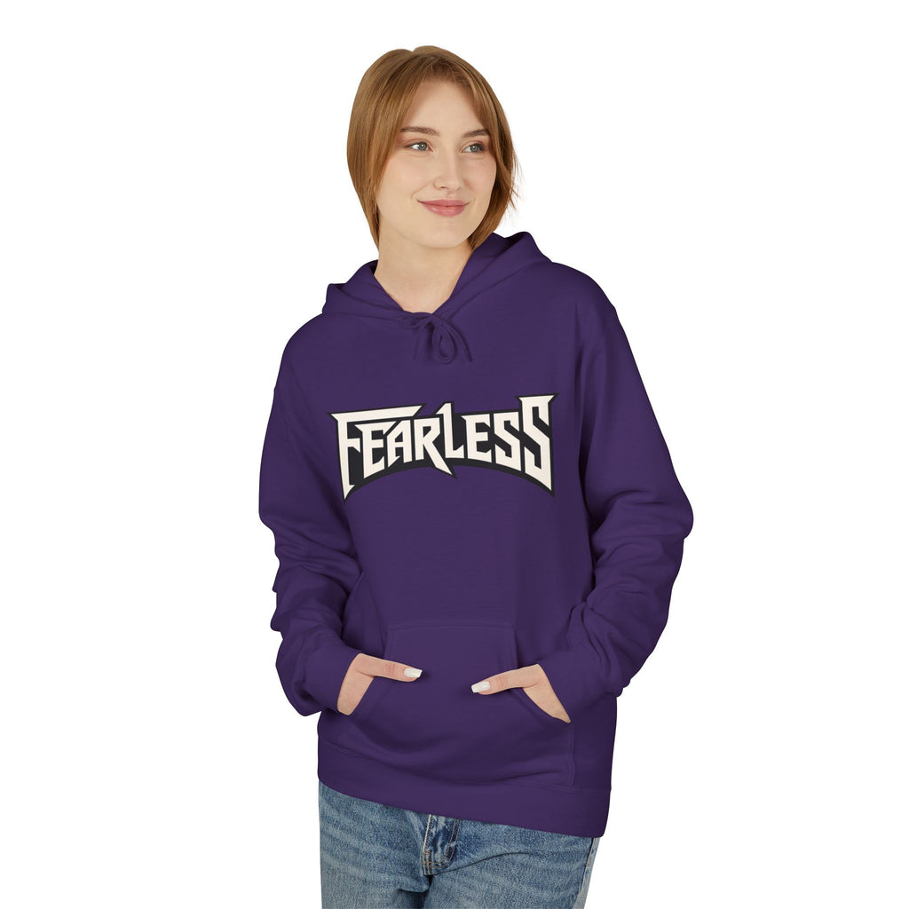 Fearless Graphic Hoodie — Bold Retro Logo Pullover