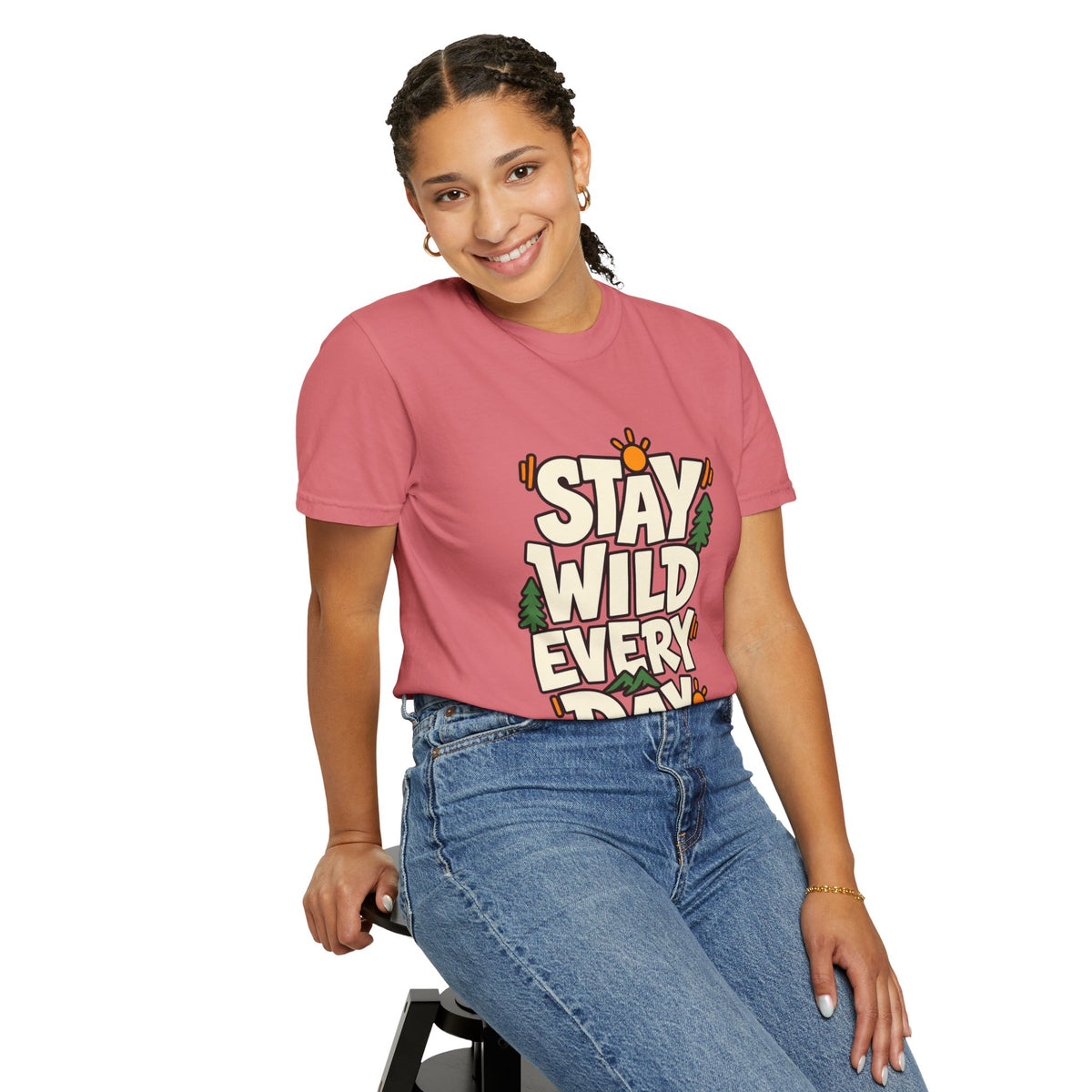 Stay Wild Every Day T-Shirt — Outdoor Adventure Graphic Tee