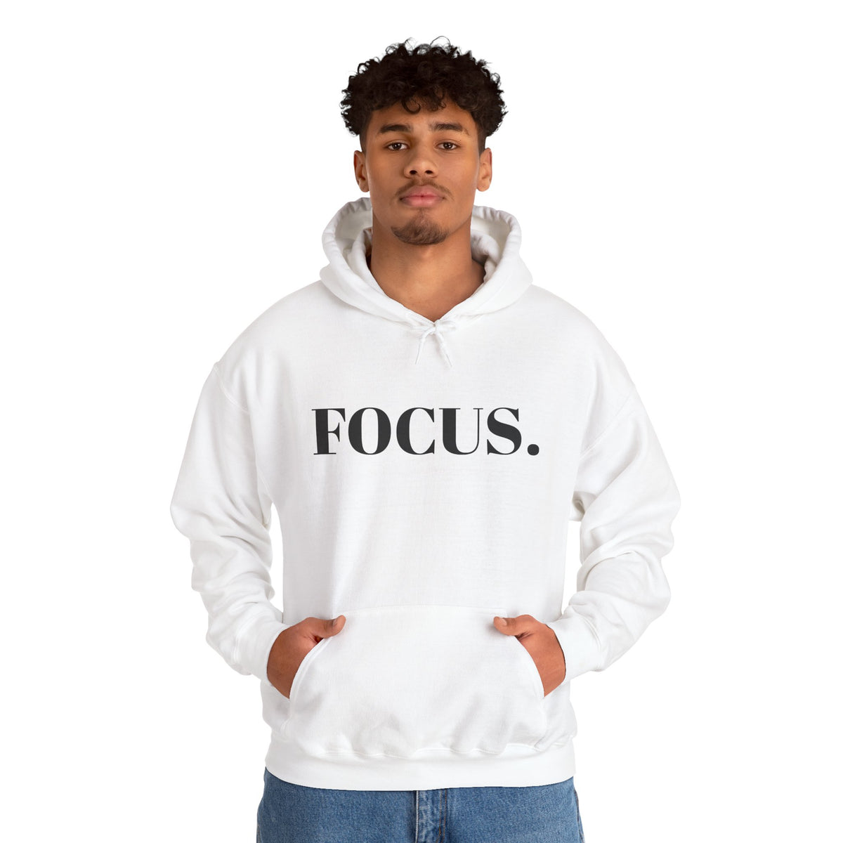 FOCUS. Hoodie — Minimal Motivational Pullover