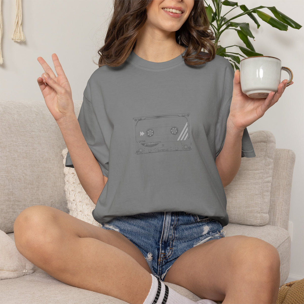 Retro Cassette Tape T-Shirt — Vintage Music Graphic Tee