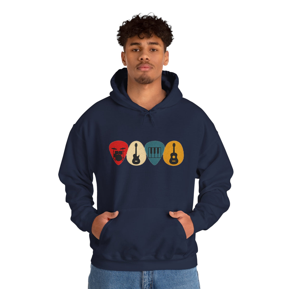 Guitar Picks Graphic Hoodie