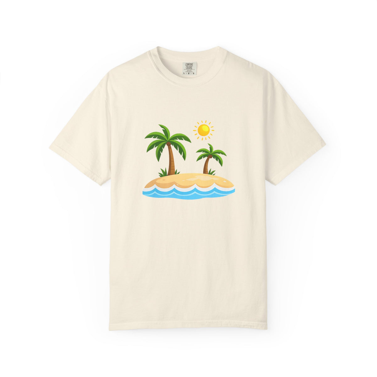 Island Paradise T-Shirt — Tropical Palm Tree Beach Graphic