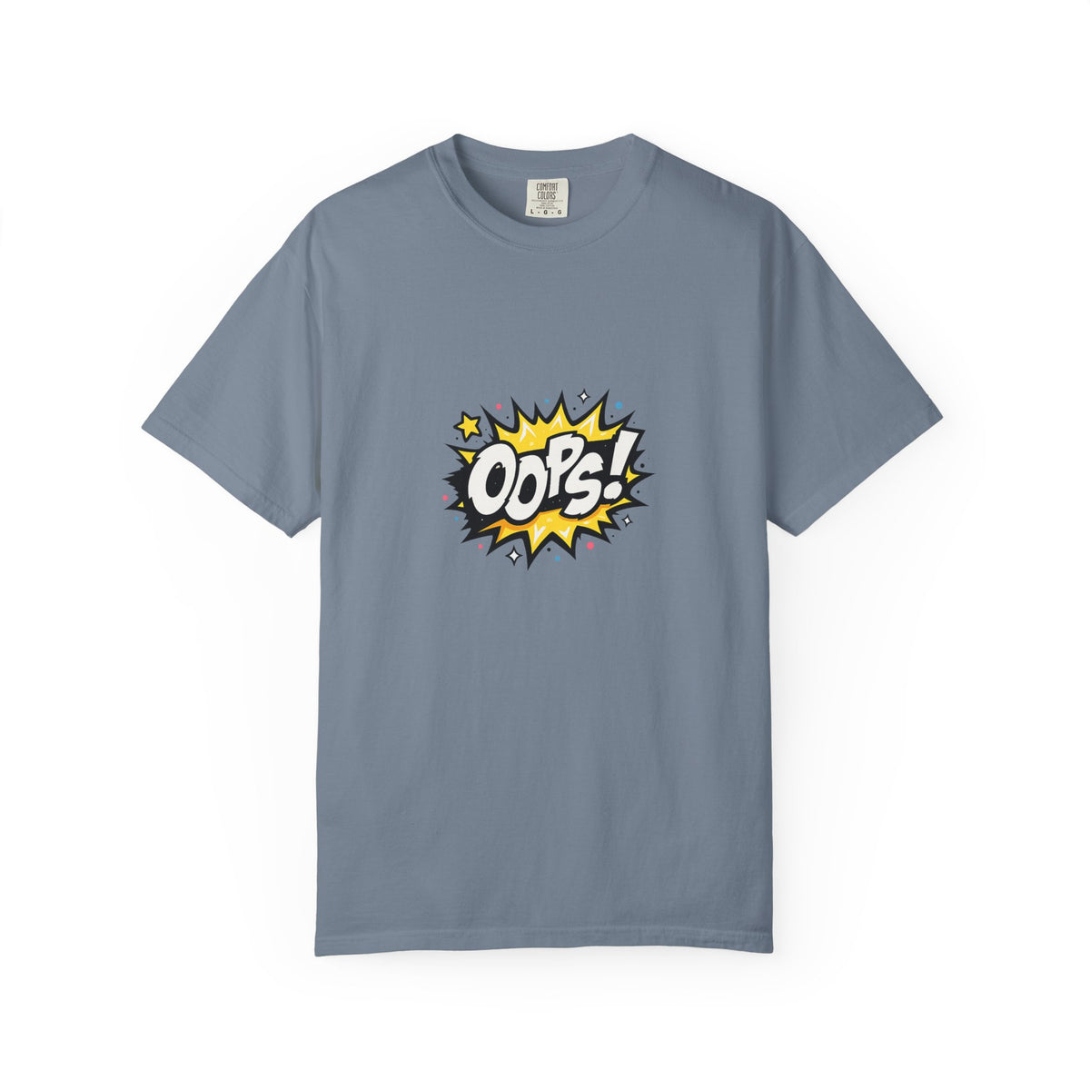 Oops! Comic Graphic T-Shirt — Retro Pop Art Tee