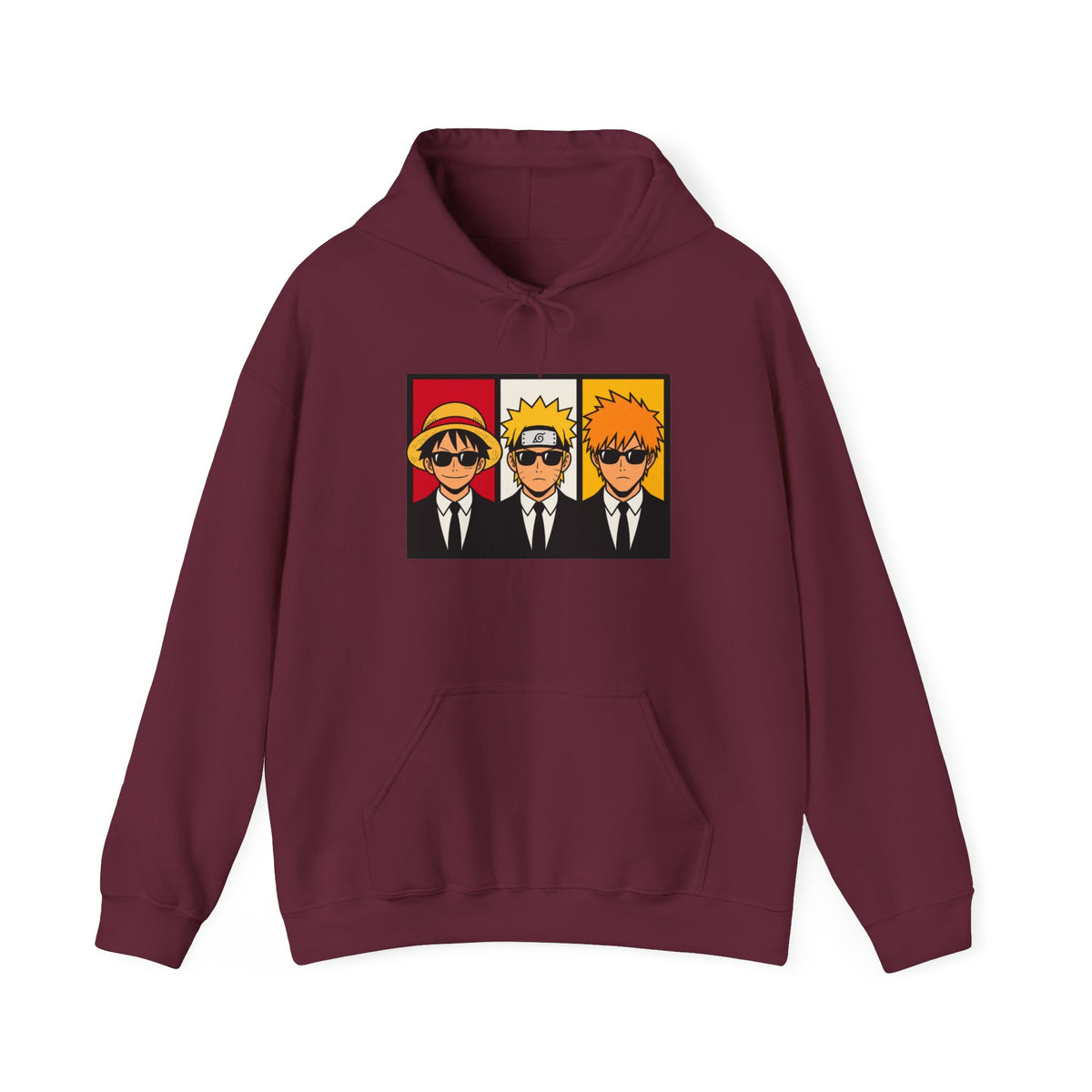 Anime Trio Graphic Hoodie