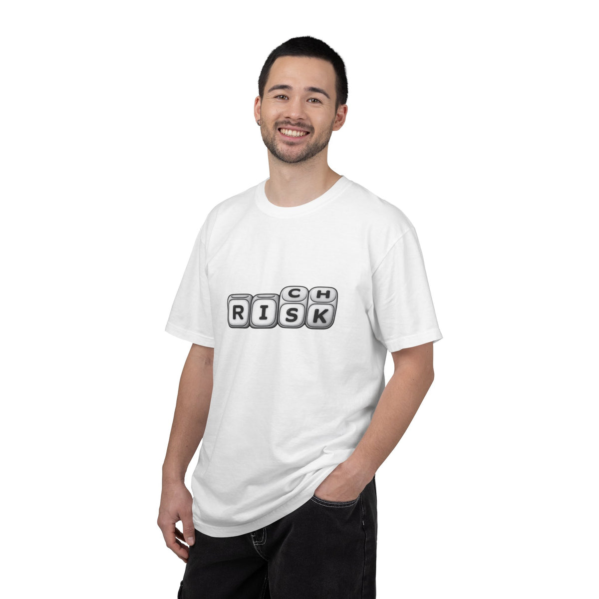 T-Shirt — 'RISK' Dice Block Graphic Tee