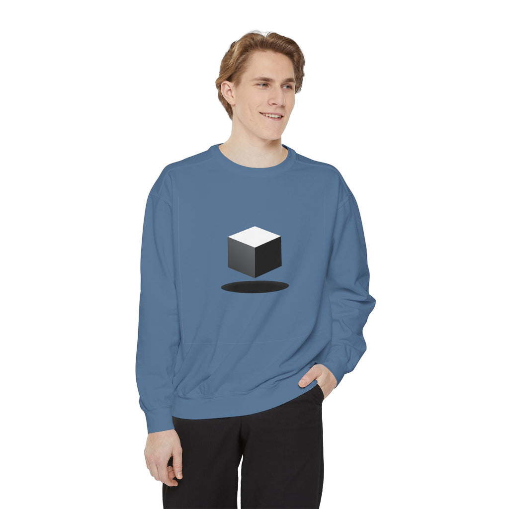 Minimalist Book Logo Sweatshirt — Reading Club Graphic Crewneck