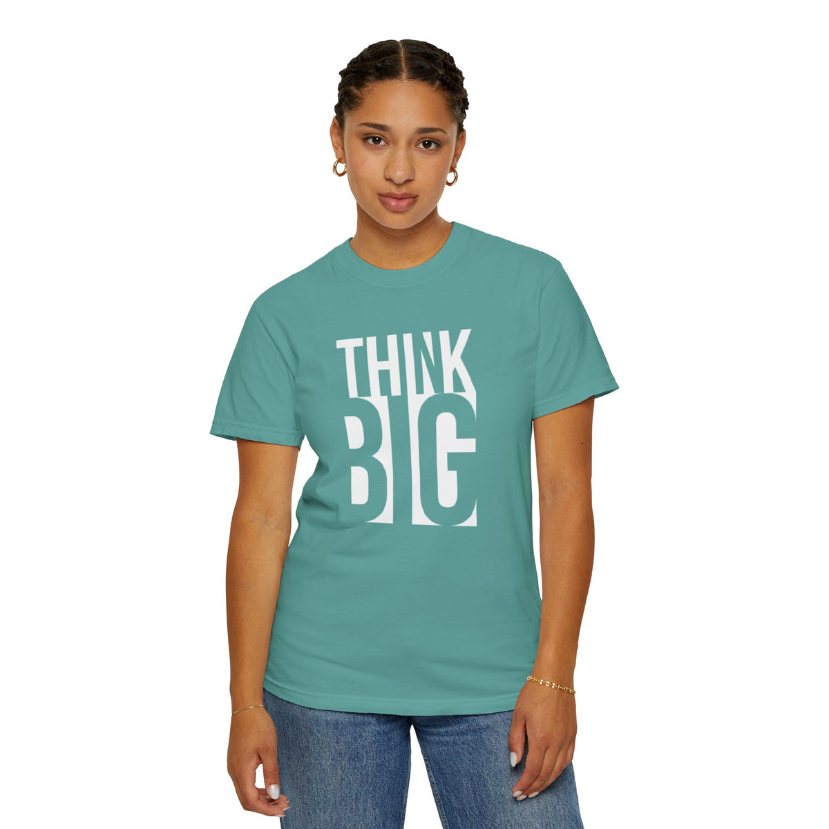 Think Big Graphic T-Shirt — Motivational Typography Tee