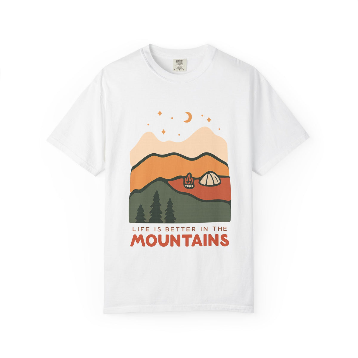 Life Is Better in the Mountains T-Shirt — Camping Mountain Graphic Tee