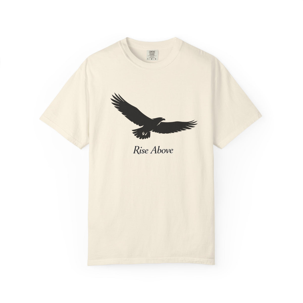Rise Above Eagle T-Shirt — Inspirational Eagle Graphic Tee