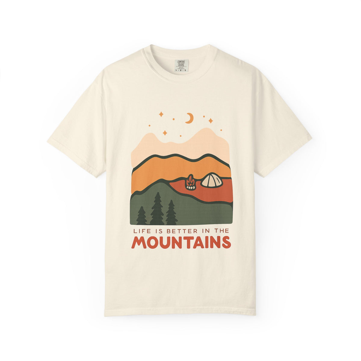 Life Is Better in the Mountains T-Shirt — Camping Mountain Graphic Tee