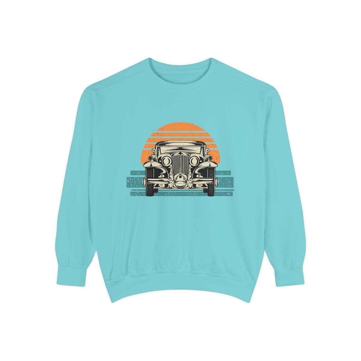 Vintage Car Sunset Sweatshirt