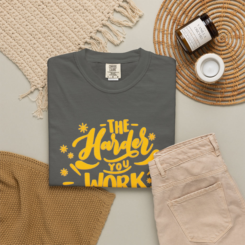 Motivational T-Shirt — "The Harder You Work The Better You Get" Graphic Tee