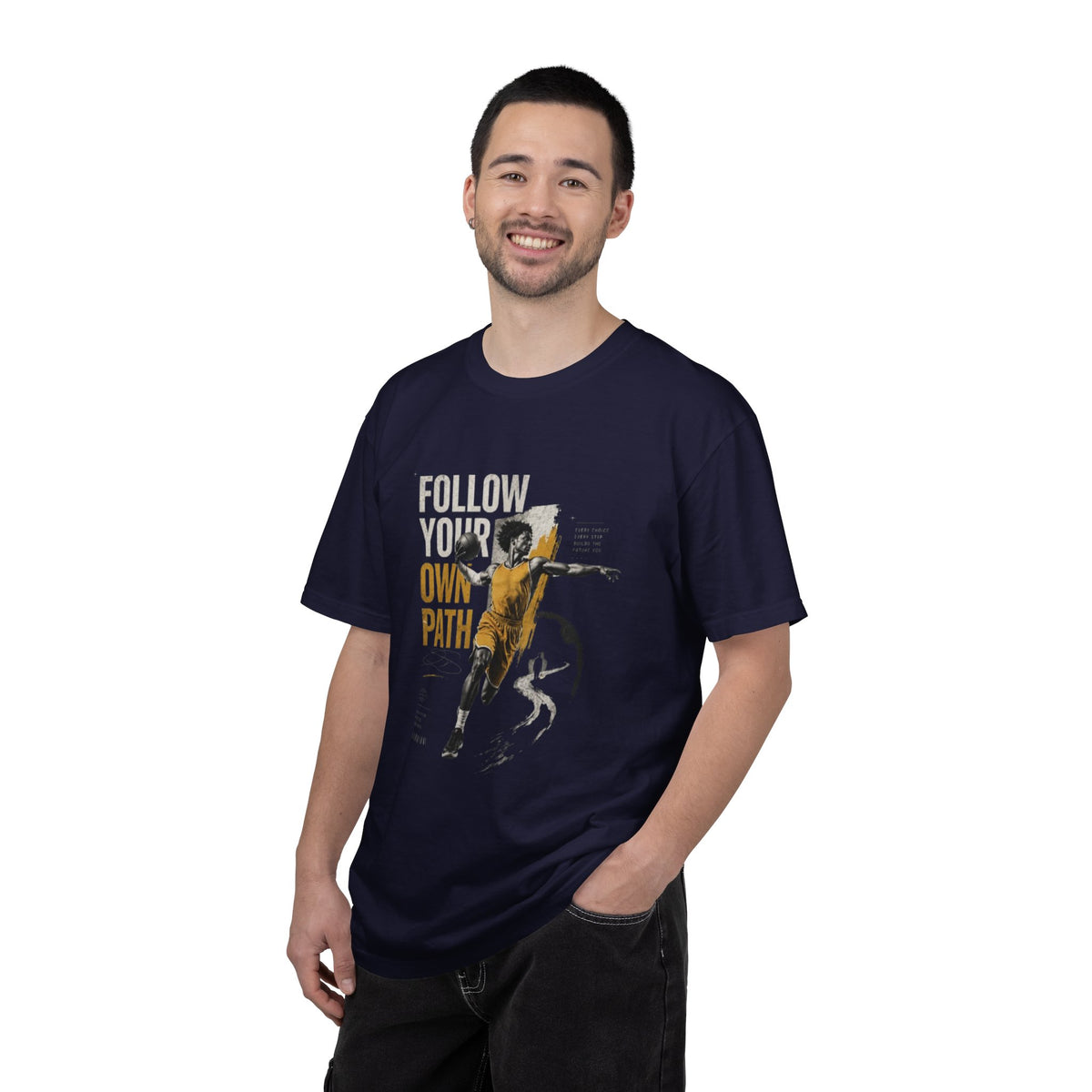 Follow Your Own Path T-Shirt — Inspirational Soccer Player Graphic Tee